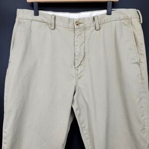 Polo Ralph Lauren Mens The Polo Chino Size 38 Khaki Classic Fit Navy Pony Preppy